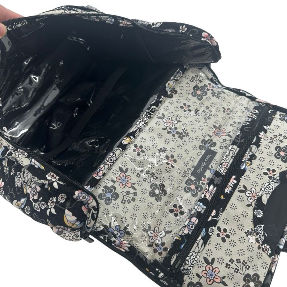 Vera Bradley Iconic Hanging Travel Cosmetics Organizer Holland Garden Floral NWT - Picture 7 of 12